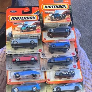 Matchbox Die-Cast Vehicle Collection - Blue, Black, Silver